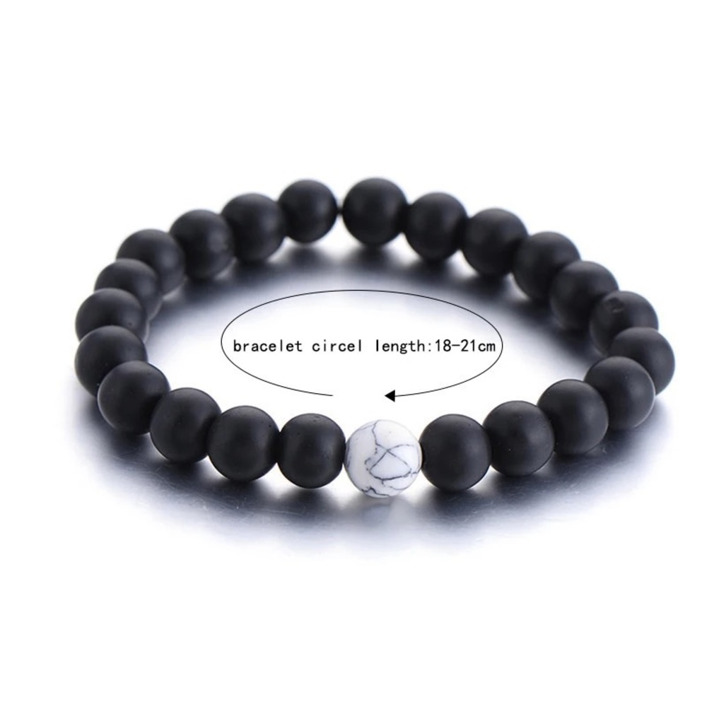 2 pcs. Marble Bead Bracelets Couples LDR | OS - Picture 3 of 3
